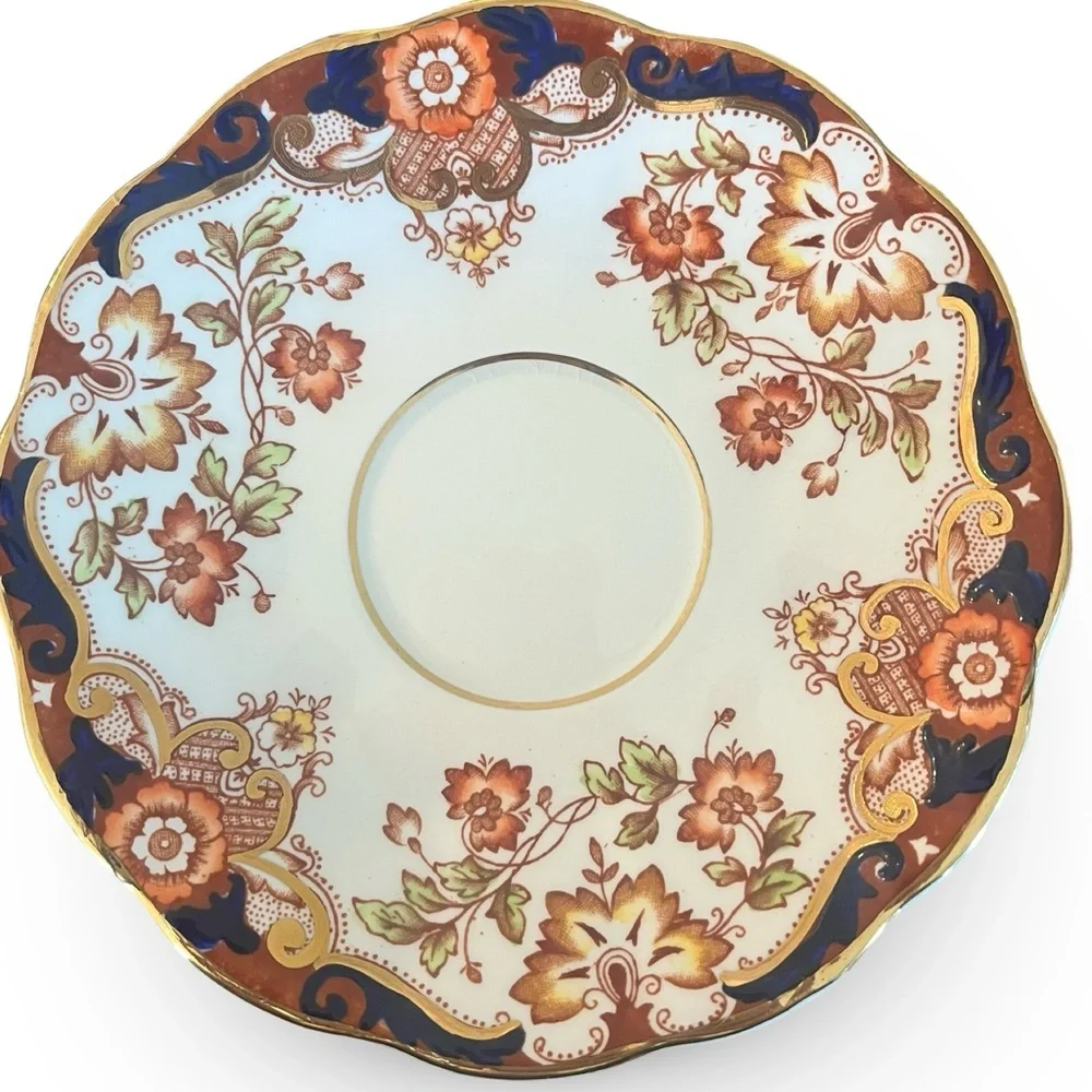 Rosina Bone China Made in England Imari Pattern Tea Cup and Saucer